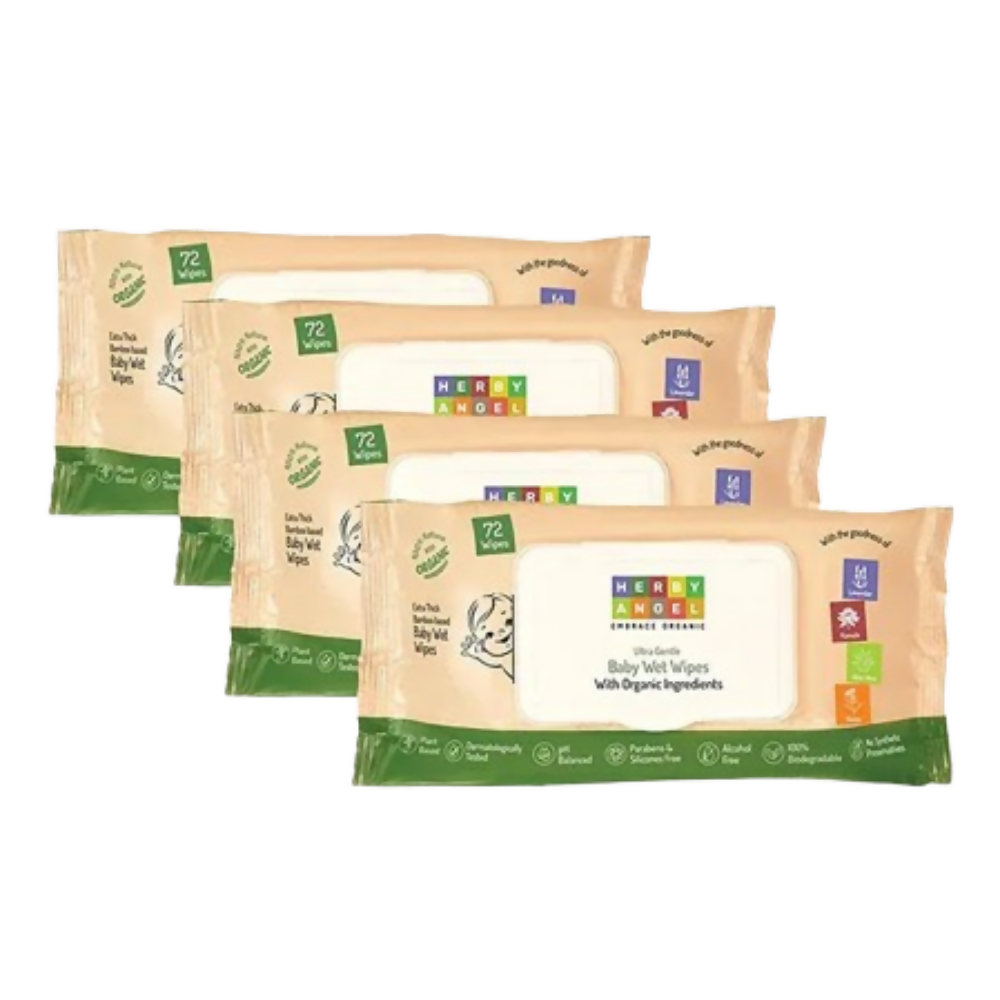 Herby Angel Ultra Gentle Bamboo Wipes - Dista