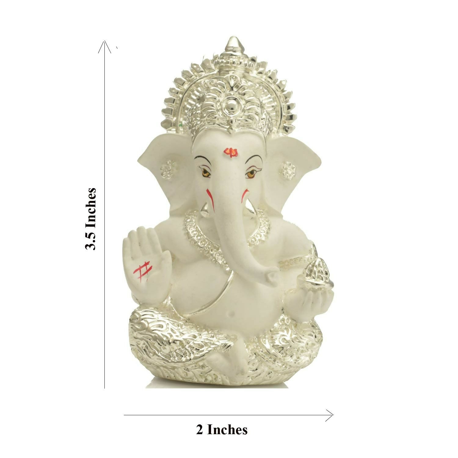Collectible India Ganesha Idol Silver Plated - Distacart