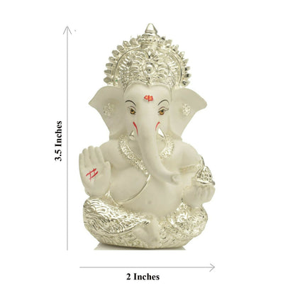 Collectible India Ganesha Idol Silver Plated - Distacart