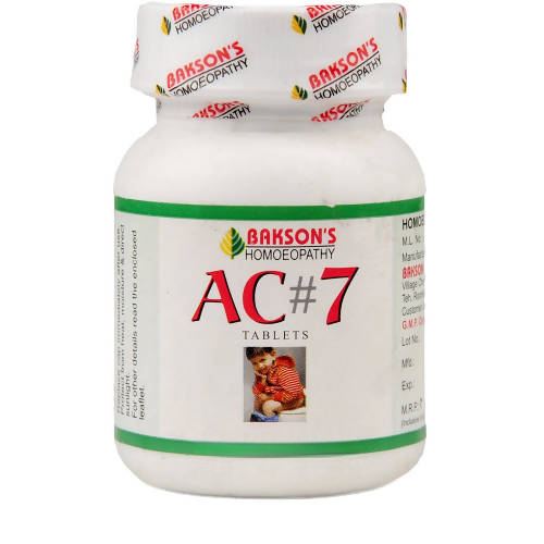 Bakson's AC 7 Tablets - Distacart