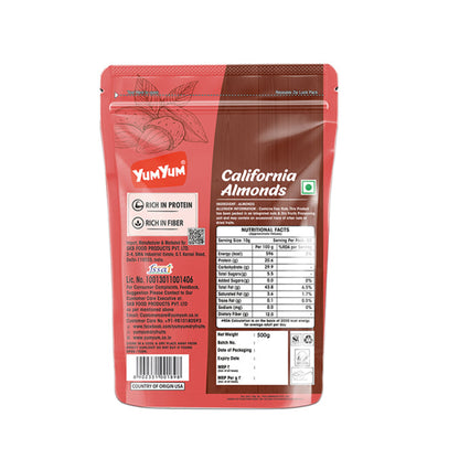 Yum Yum California Almonds Pouch - Dista