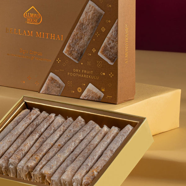 Almond House Bellam Dryfruit Poothrekulu (MAP) - Distacart