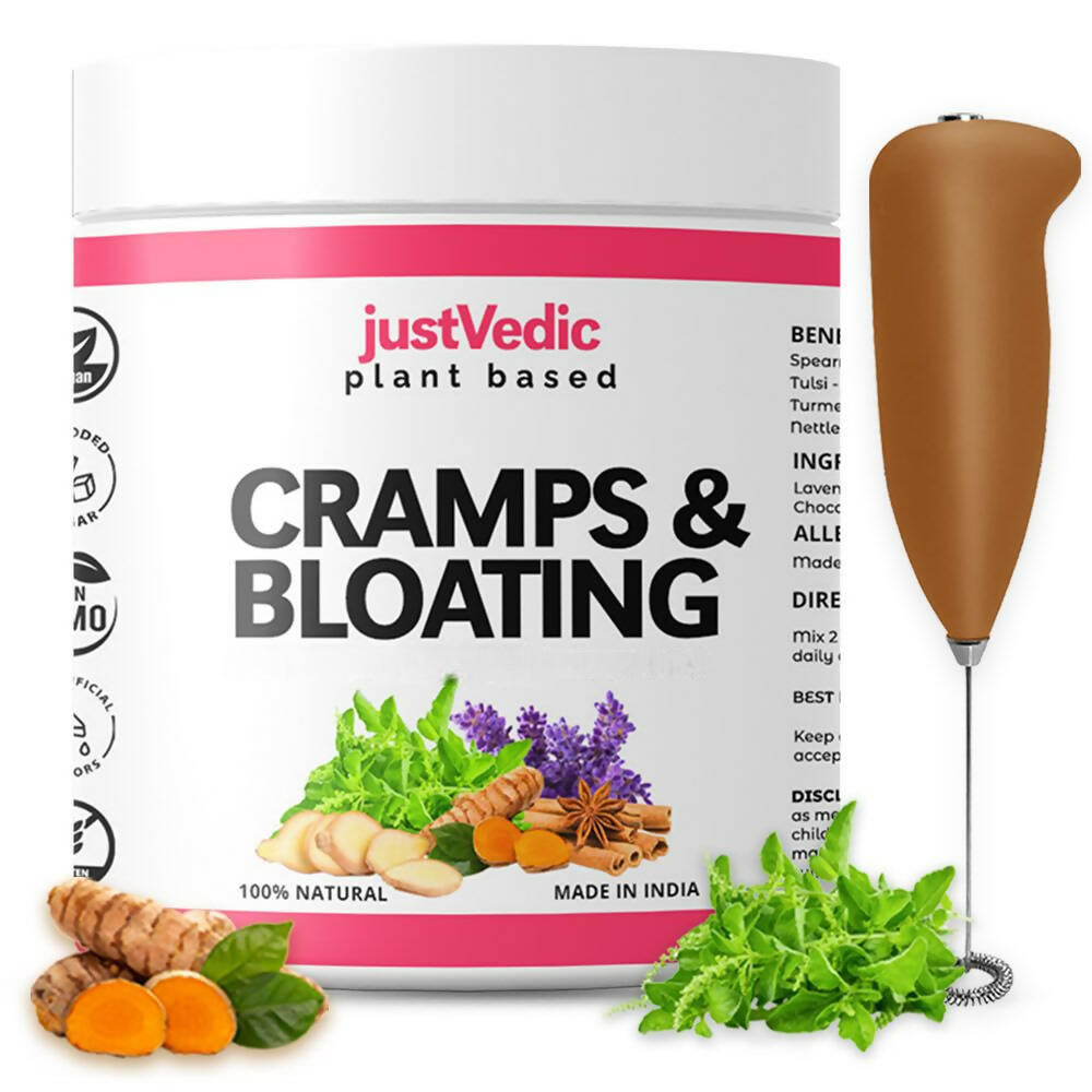 Just Vedic Cramps & Bloating Drink Mix - Distacart