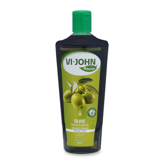 VI-JOHN Naturale Olive Enriched Hair Oil Nourish & Protect with Vitamin A.E & F