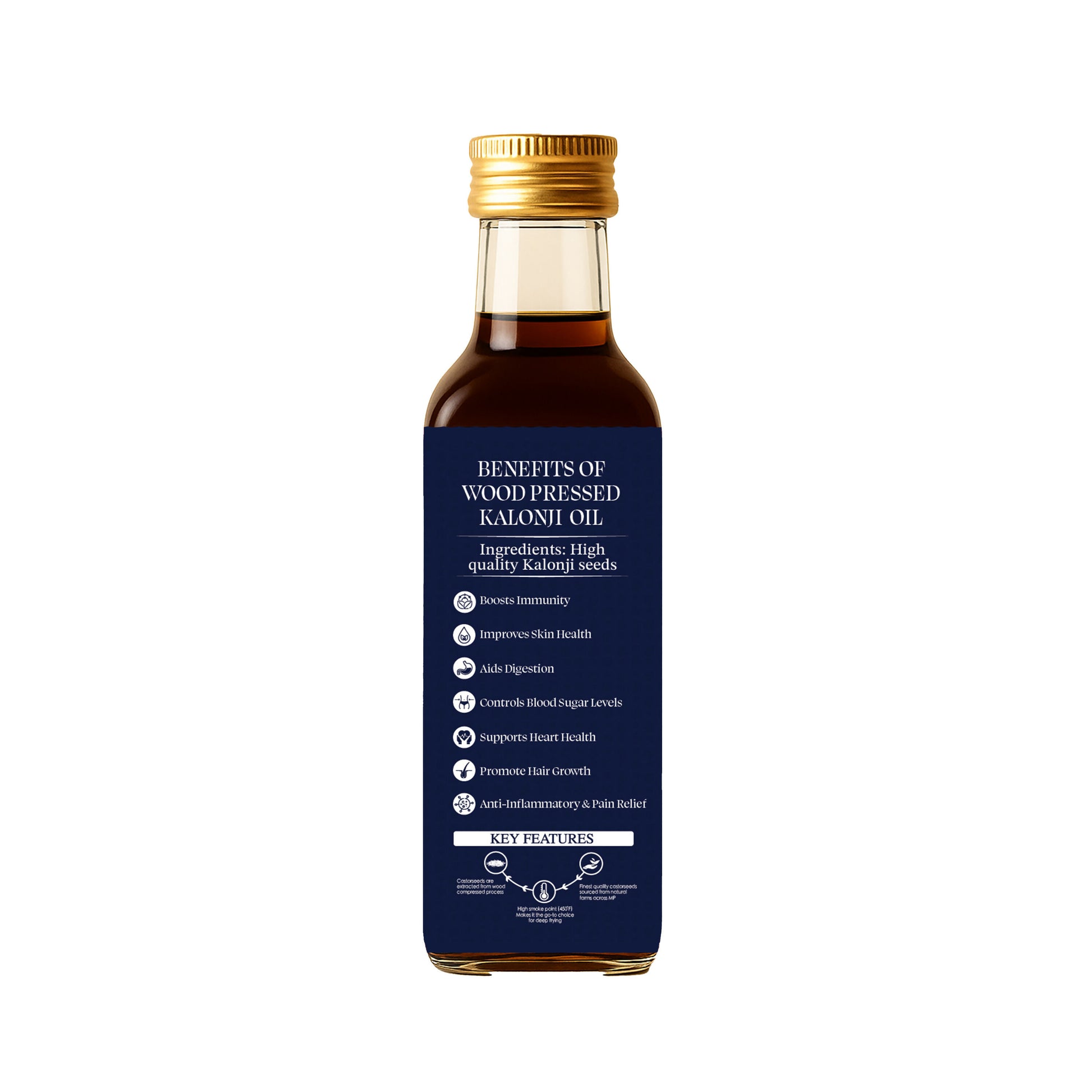 Dorjee Wellness Wood Pressed Kalonji (Black Seed) Oil - Distacart