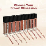 Thumbnail for Baked Beauty Liquid Matte Lipstick Brown Palette (Set of 9) - Distacart