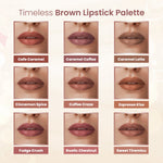 Thumbnail for Baked Beauty Liquid Matte Lipstick Brown Palette (Set of 9) - Distacart