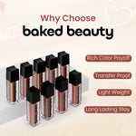 Thumbnail for Baked Beauty Liquid Matte Lipstick Brown Palette (Set of 9) - Distacart