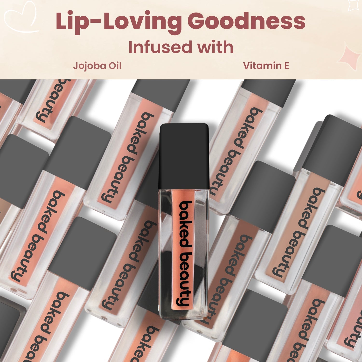 Baked Beauty Liquid Matte Lipstick Brown Palette (Set of 9) - Distacart