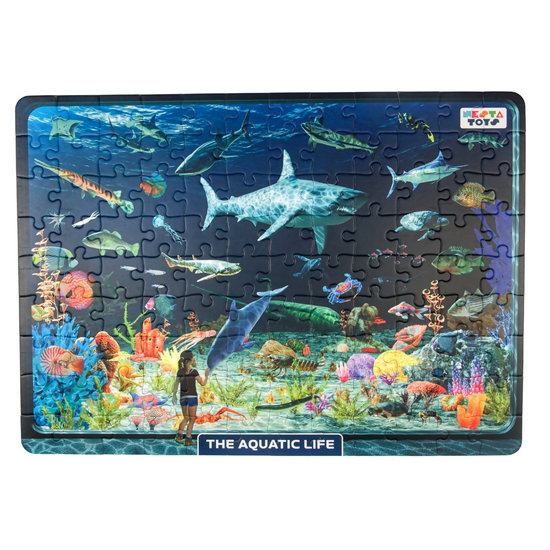 108 Pcs Aquatic Life Jigsaw Puzzle 1