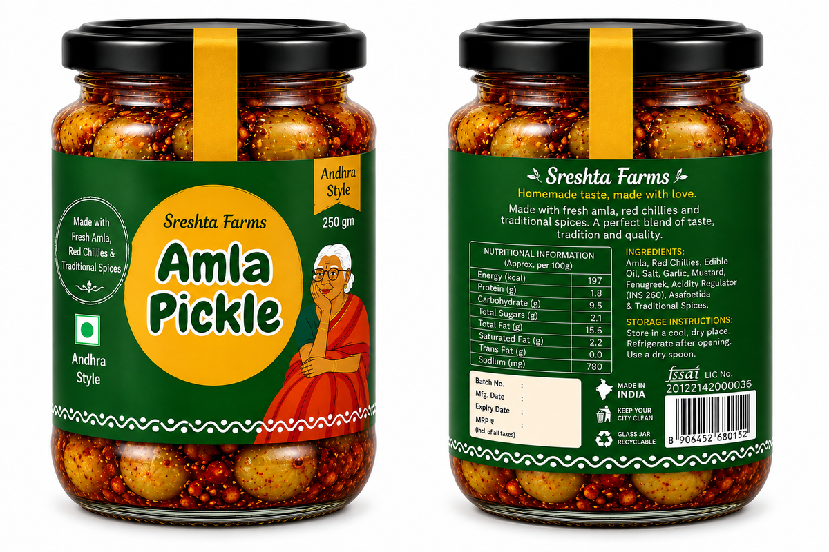 Image 2 of Sreshta Farms Amla Pickle