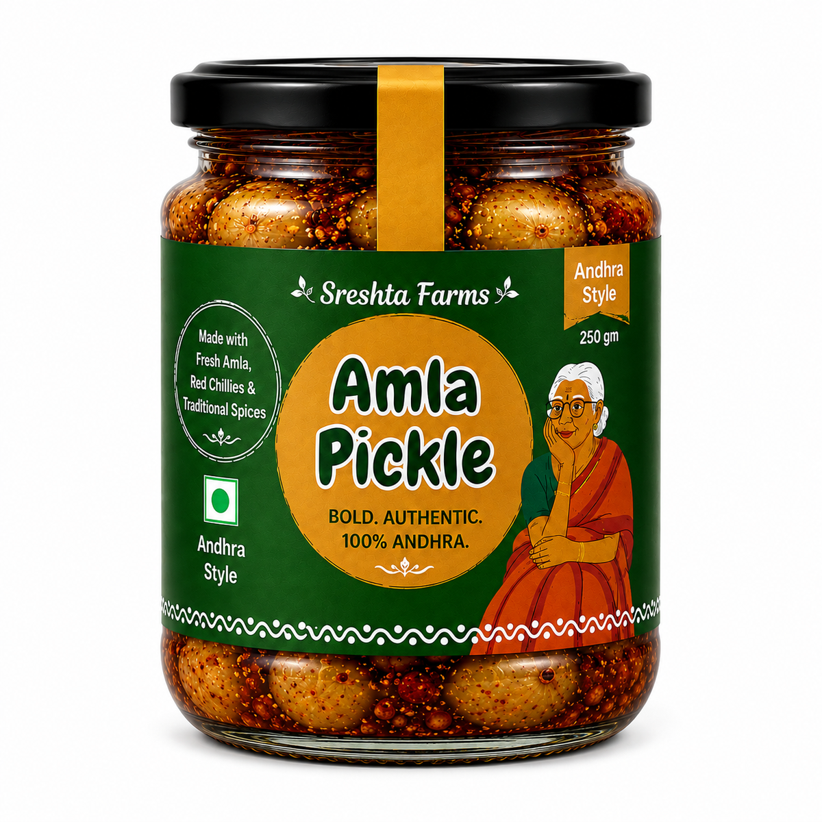Image 1 of Sreshta Farms Amla Pickle