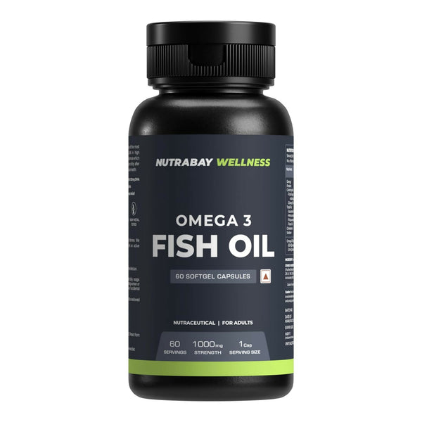 Nutrabay Wellness Omega 3 Fish Oil Capsules - Distacart