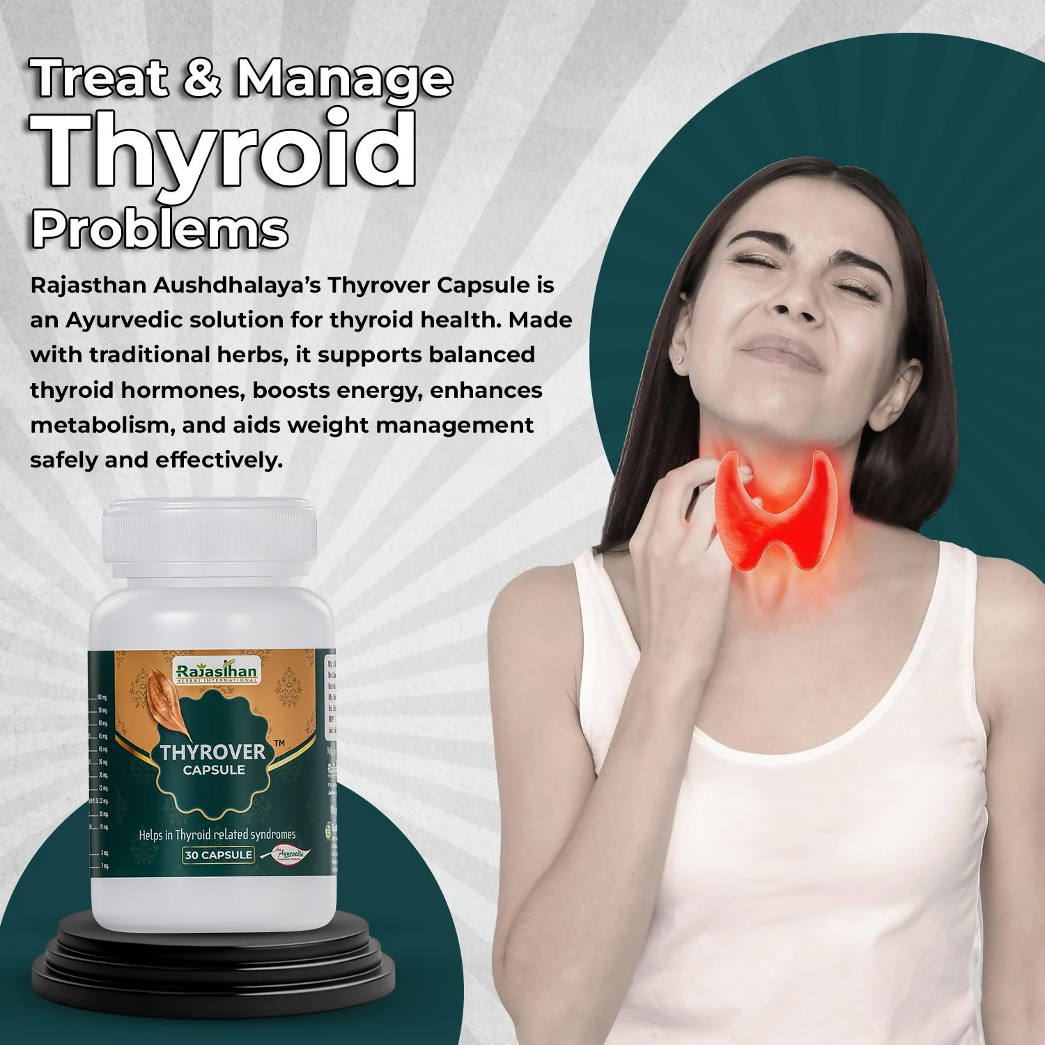 Rajasthan Herbals Thyrover Capsules