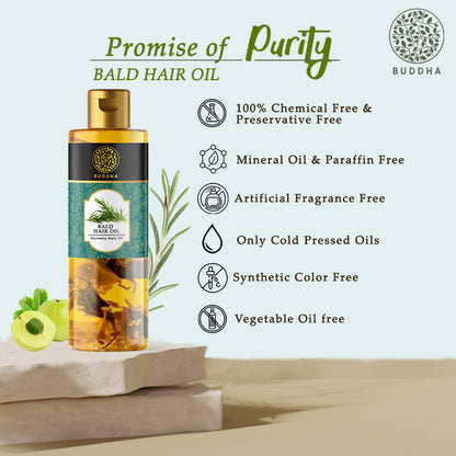 Buddha Natural Anti Bald Hair Oil - Distacart