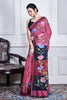 Morchari Multicolour Cotton Handloom Mirror Work Saree Unstitched Blouse - Distacart