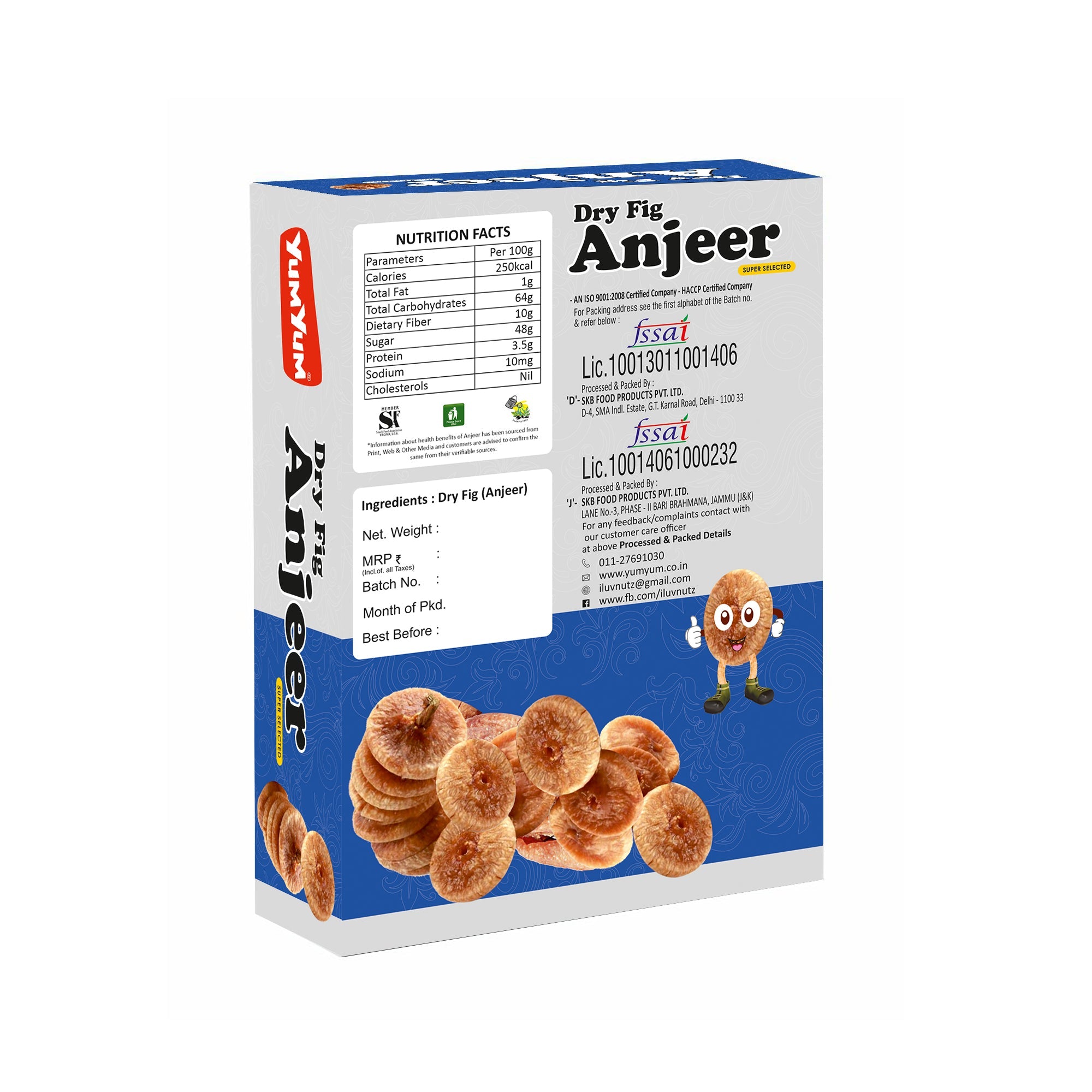 Yum Yum Anjeer/Figs Box - Dista