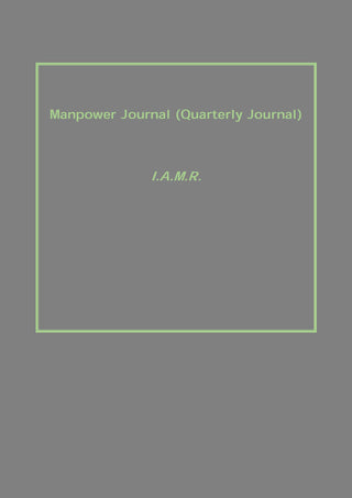 Manpower Journal (Quarterly Journal) - Gyan Books