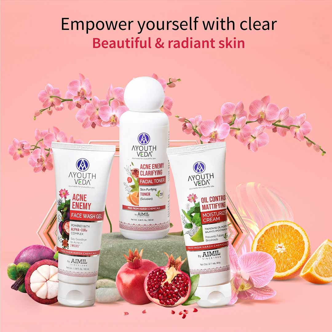 Ayouthveda Anti Acne CTM Regimen Combo