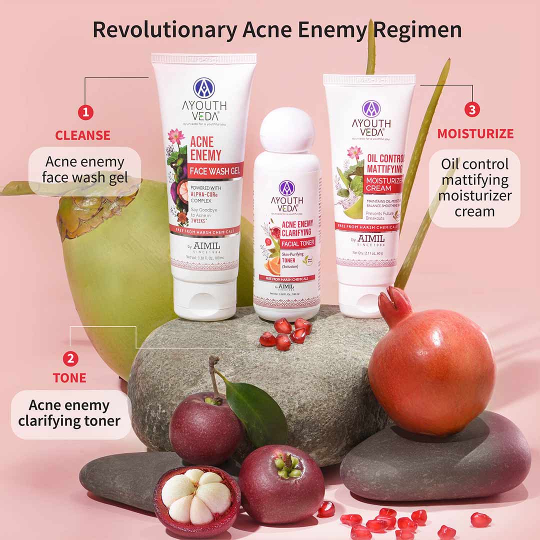 Ayouthveda Anti Acne CTM Regimen Combo - Distacart