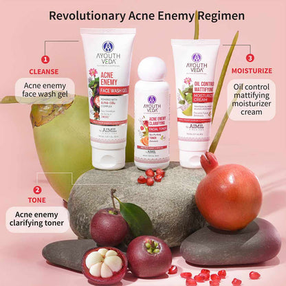 Ayouthveda Anti Acne CTM Regimen Combo - Distacart