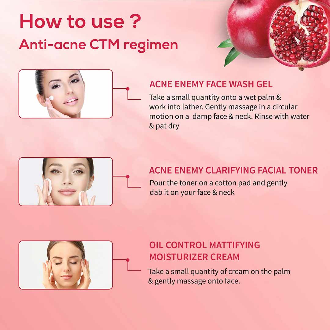 Ayouthveda Anti Acne CTM Regimen Combo