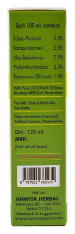 Thumbnail for Anwita Herbal 5 Herbs Family Hair Oil