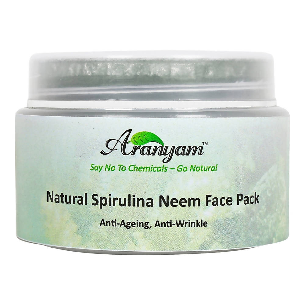 Aranyam Natural Spirulina Neem Face Pack - Distacart