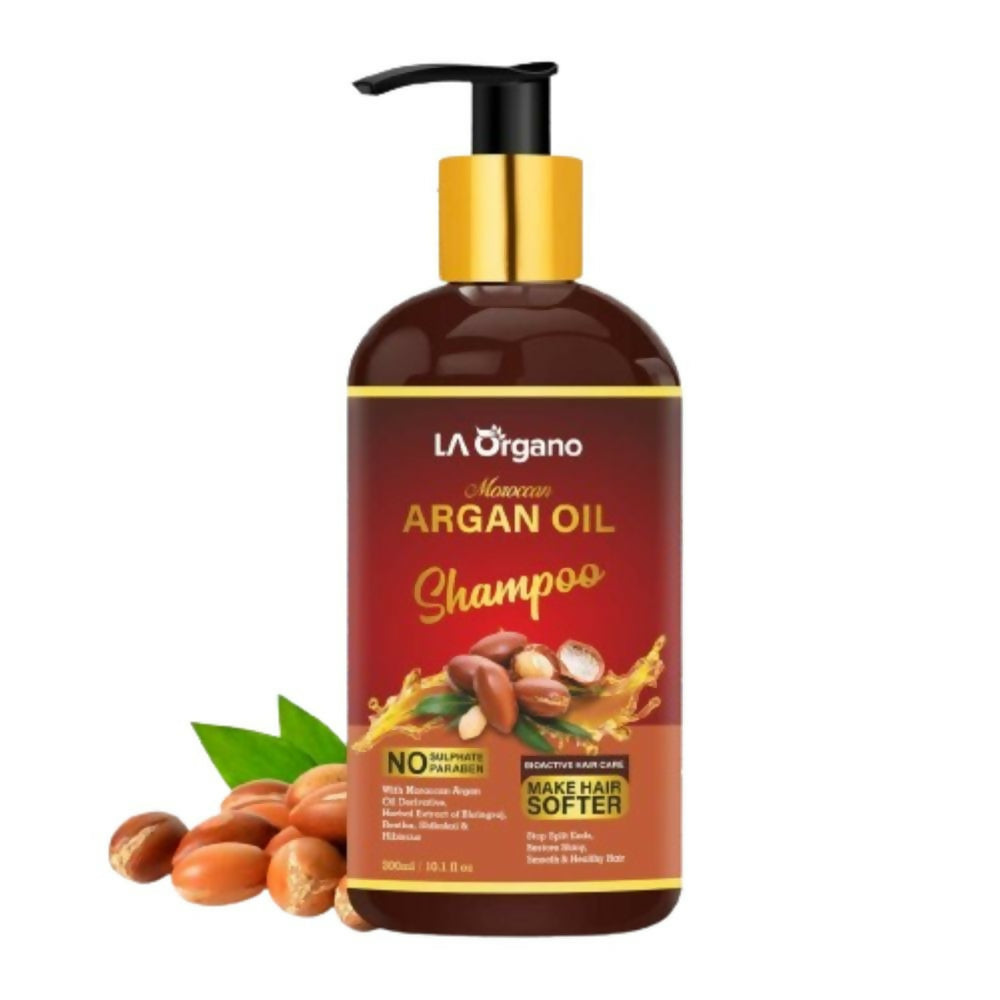 LA Organo Moroccan Argan Hair Shampoo - Distacart