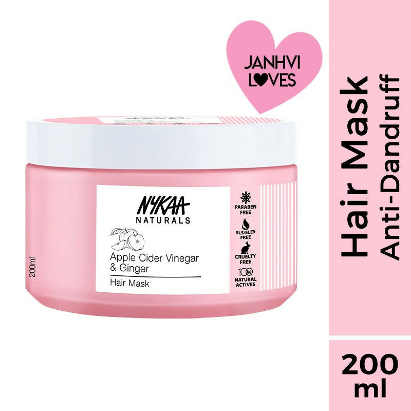 Nykaa Naturals Anti-Dandruff - Free Hair Mask With Apple Cider Vinegar & Ginger - Distacart