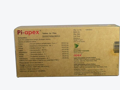  Ayurvedic Pi-Apex Tablet