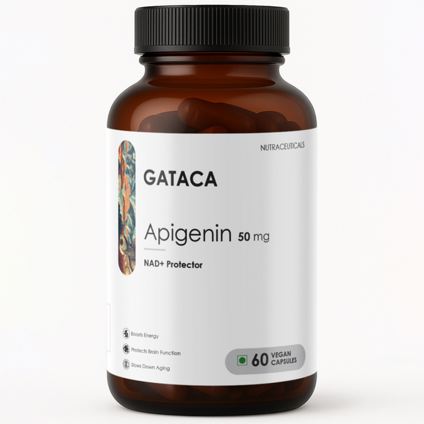 GATACA Apigenin - 50 mg Capsules for Better Sleep, More Focus, More Life