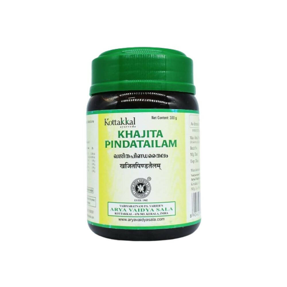 Kottakkal Arya Vaidyasala Khajitha Pinda Tailam - Distacart