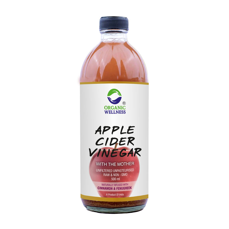 Organic Wellness Apple Cider Vinegar with Mother, Cinnamon &amp; Fenugreek - Distacart