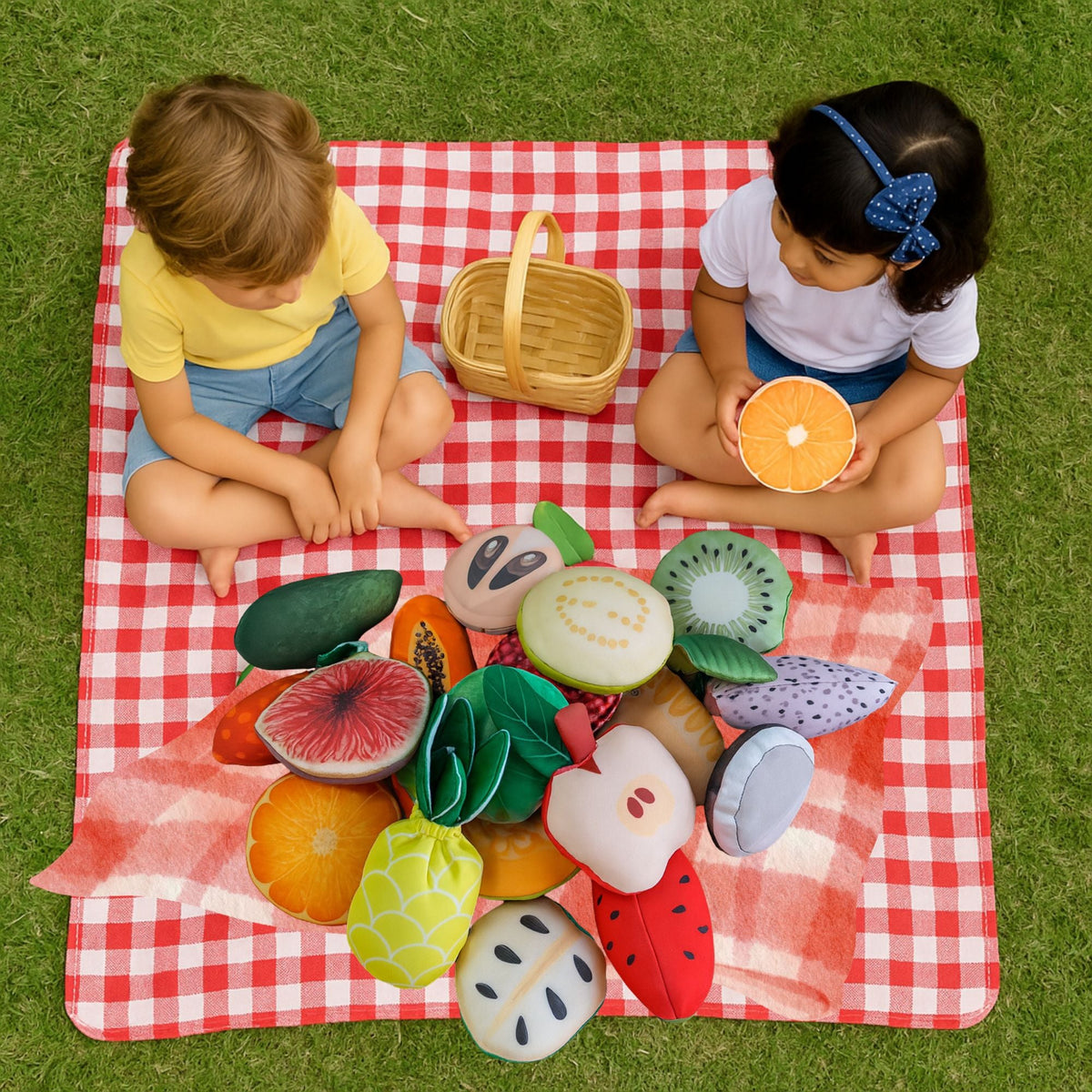 The Small Wonderland Pretend Play Fruits- 18-Piece Pretend Play Fruits Set - Distacart