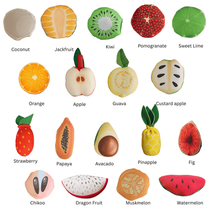 The Small Wonderland Pretend Play Fruits- 18-Piece Pretend Play Fruits Set - Distacart