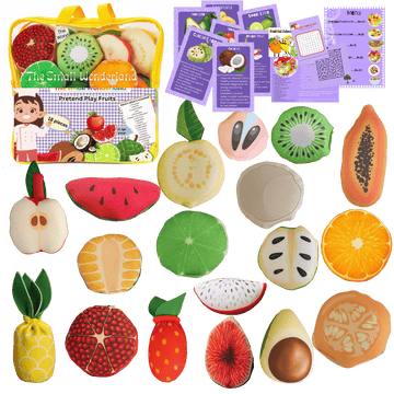 The Small Wonderland Pretend Play Fruits- 18-Piece Pretend Play Fruits Set - Distacart