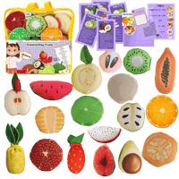 The Small Wonderland Pretend Play Fruits- 18-Piece Pretend Play Fruits Set