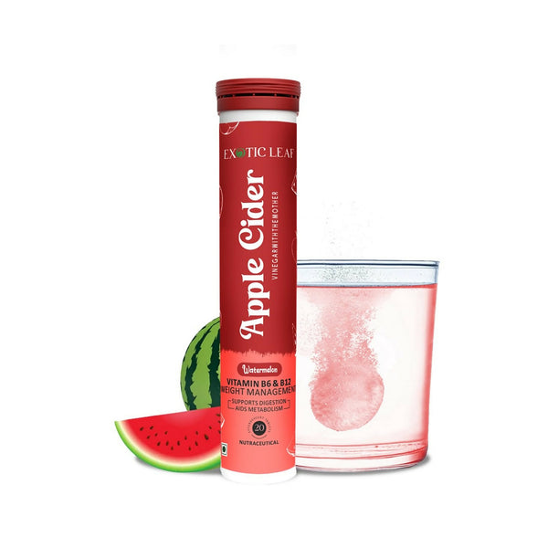 Exotic Leaf Watermelon Apple Cider Vinegar Tablets - Distacart