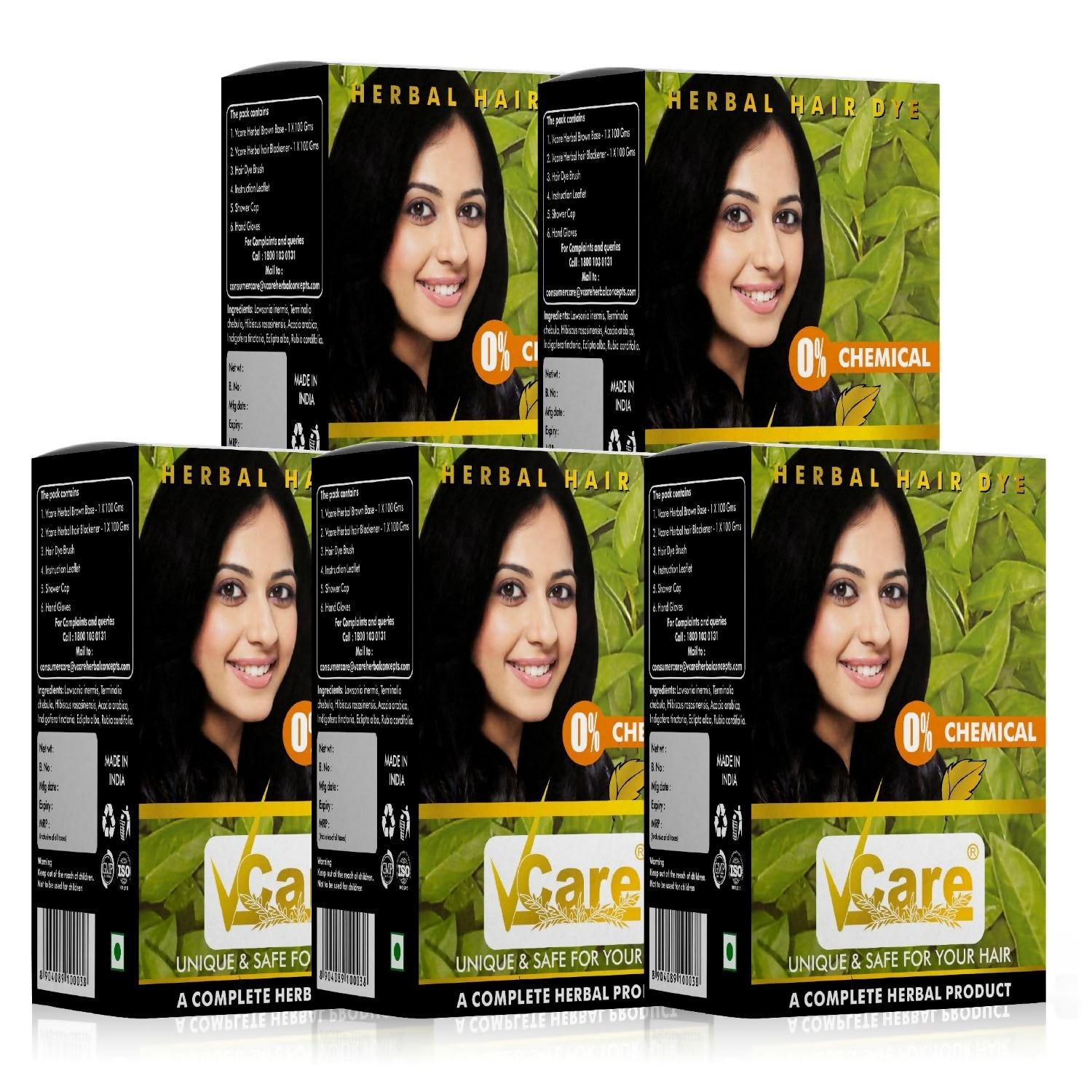 VCare Natural Herbal Hair Dye Powder