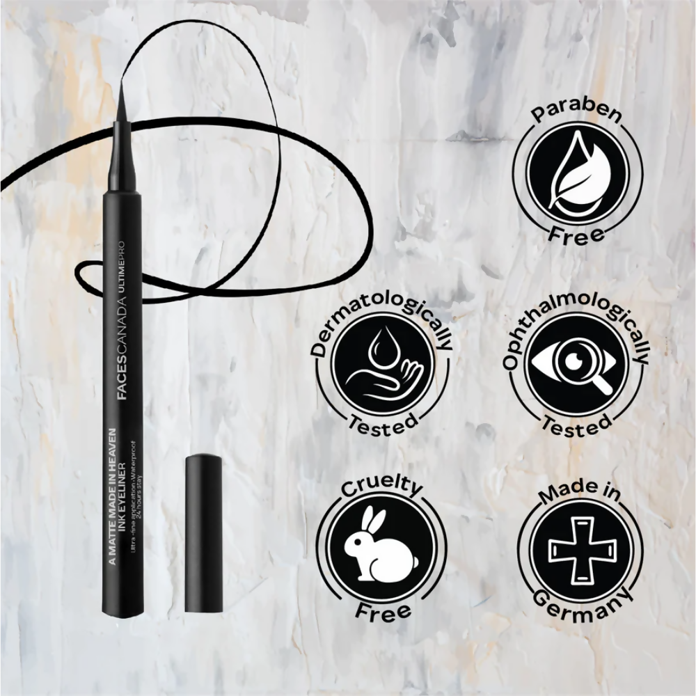 Faces Canada Ultime Pro A Matte Made in Heaven Ink liner Black - Distacart