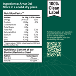 Thumbnail for Better Nutrition Biofortified Arhar Dal / Toor Dal - Distacart