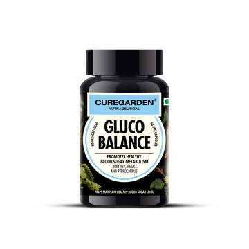 Curegarden Natural Gluco Balance Veg Capsules - Distacart