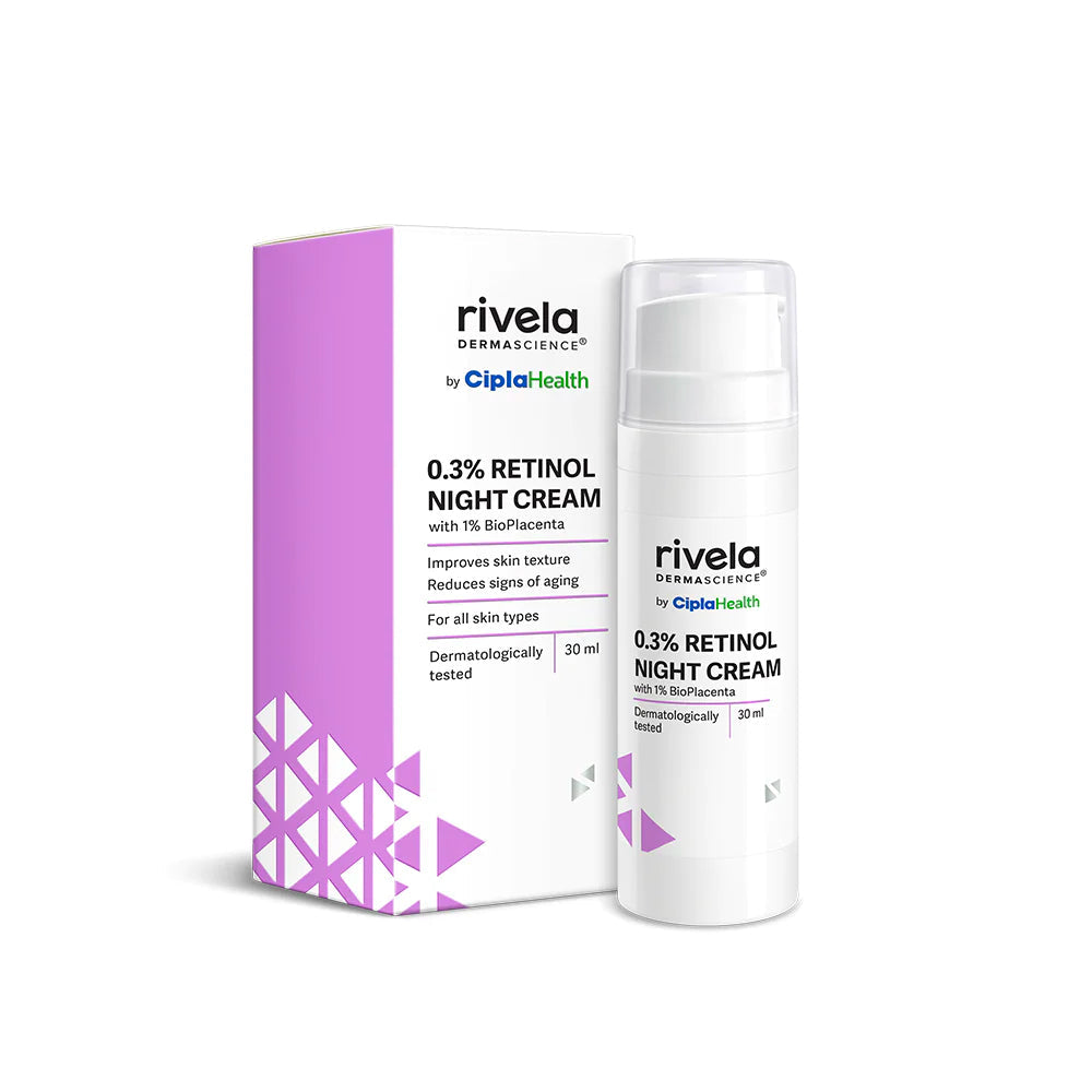 0.3% Retinol Night Cream - Rivela Dermascience