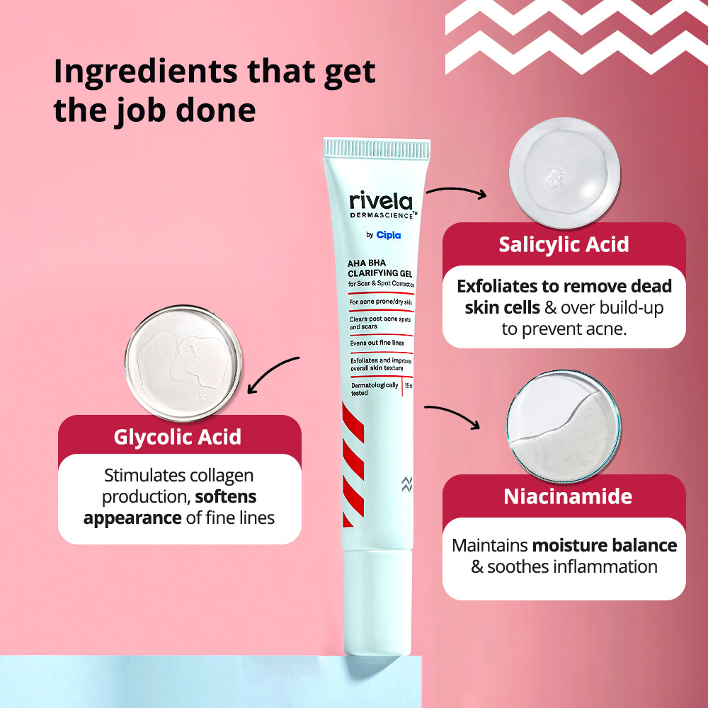 AHA BHA Clarifying Gel - Rivela Dermascience