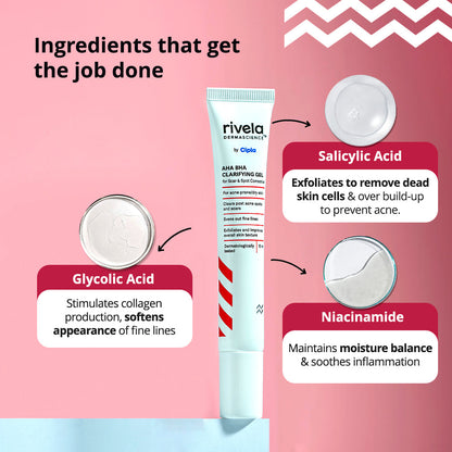 AHA BHA Clarifying Gel - Rivela Dermascience