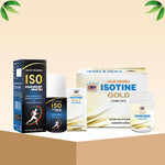 Thumbnail for Jagat Pharma Isotine Gold + ISO Pain Relief Roll-On: Eye & Pain Care Combo
