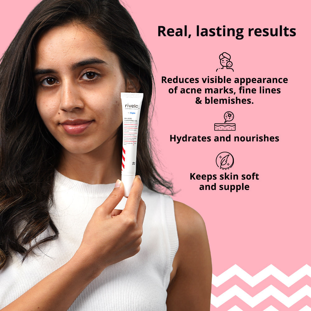 AHA BHA Clarifying Gel - Rivela Dermascience