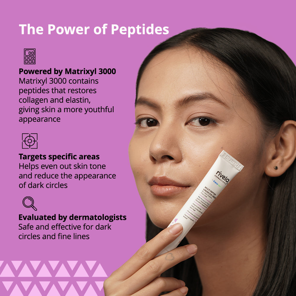 Multi Peptide Under Eye Cream - Rivela Dermascience