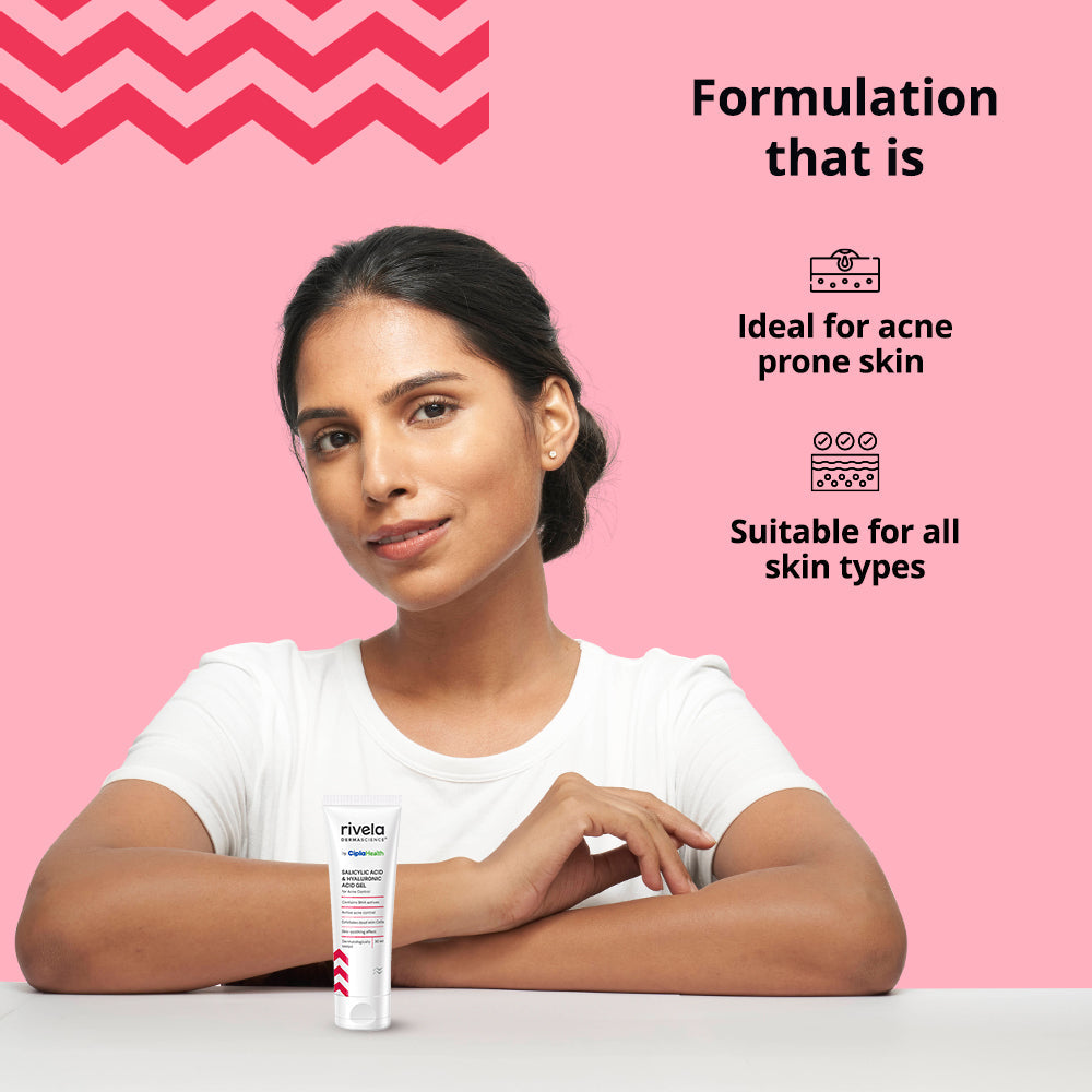 Salicylic Acid and Hyaluronic Acid Gel - Rivela Dermascience